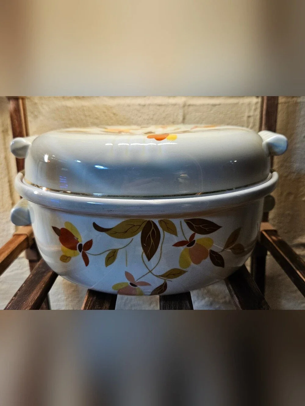 Autumn Leaf Covered Casserole